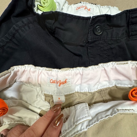 Cat & Jack Kids Shorts Set - Black and Tan - Picture 4 of 4